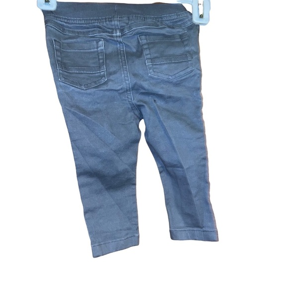 𝅺Hanna Andersson.Kickstart gray Slim Pants In Stretch Twill 18-24 months - Picture 3 of 4